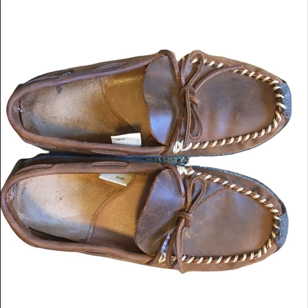 Cabelas leather moccasins 